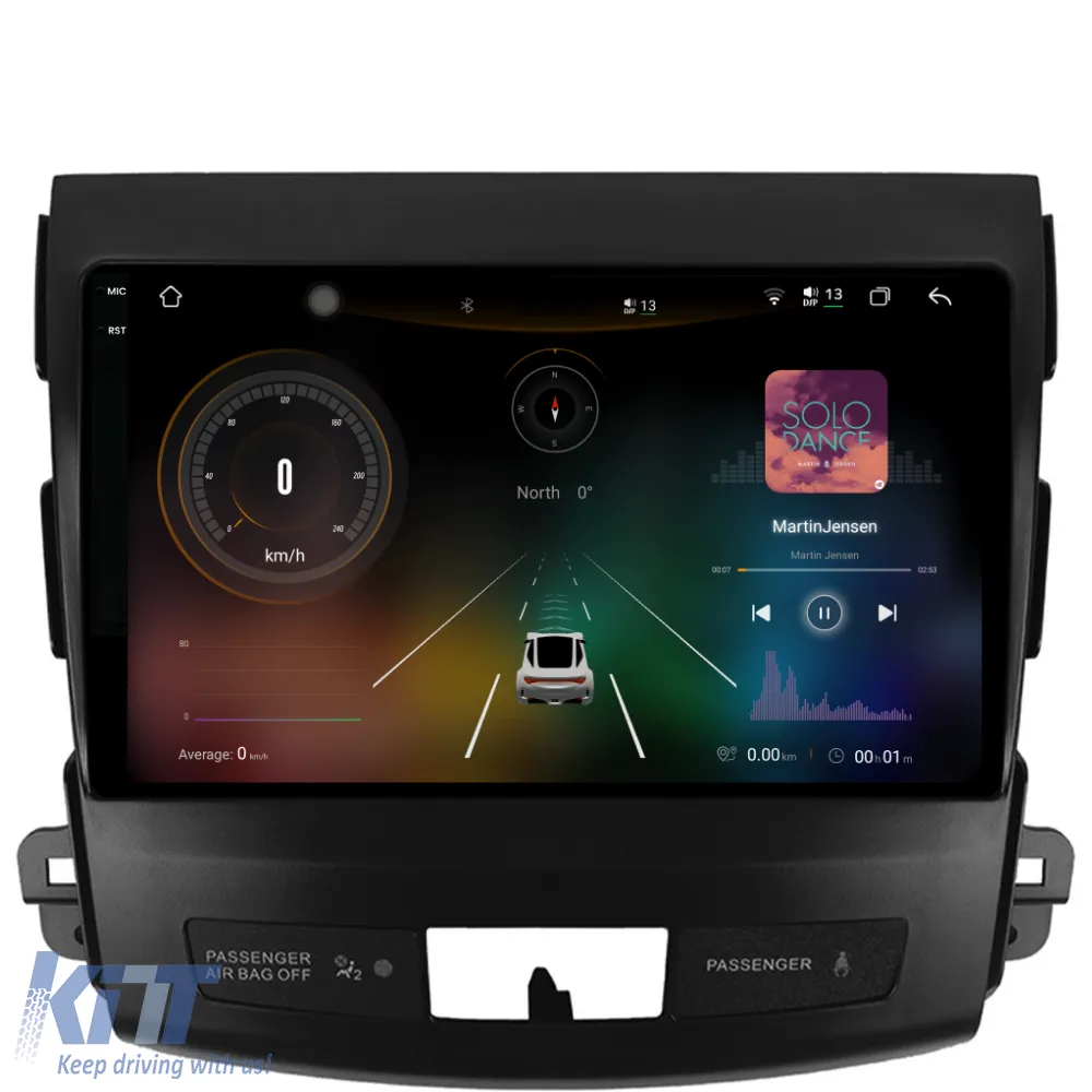 Dedicated Navigation suitable for Mitsubishi Outlander (2001 - 2005), 2K, 12GB RAM, 256GB Storage, Android Auto, Carplay