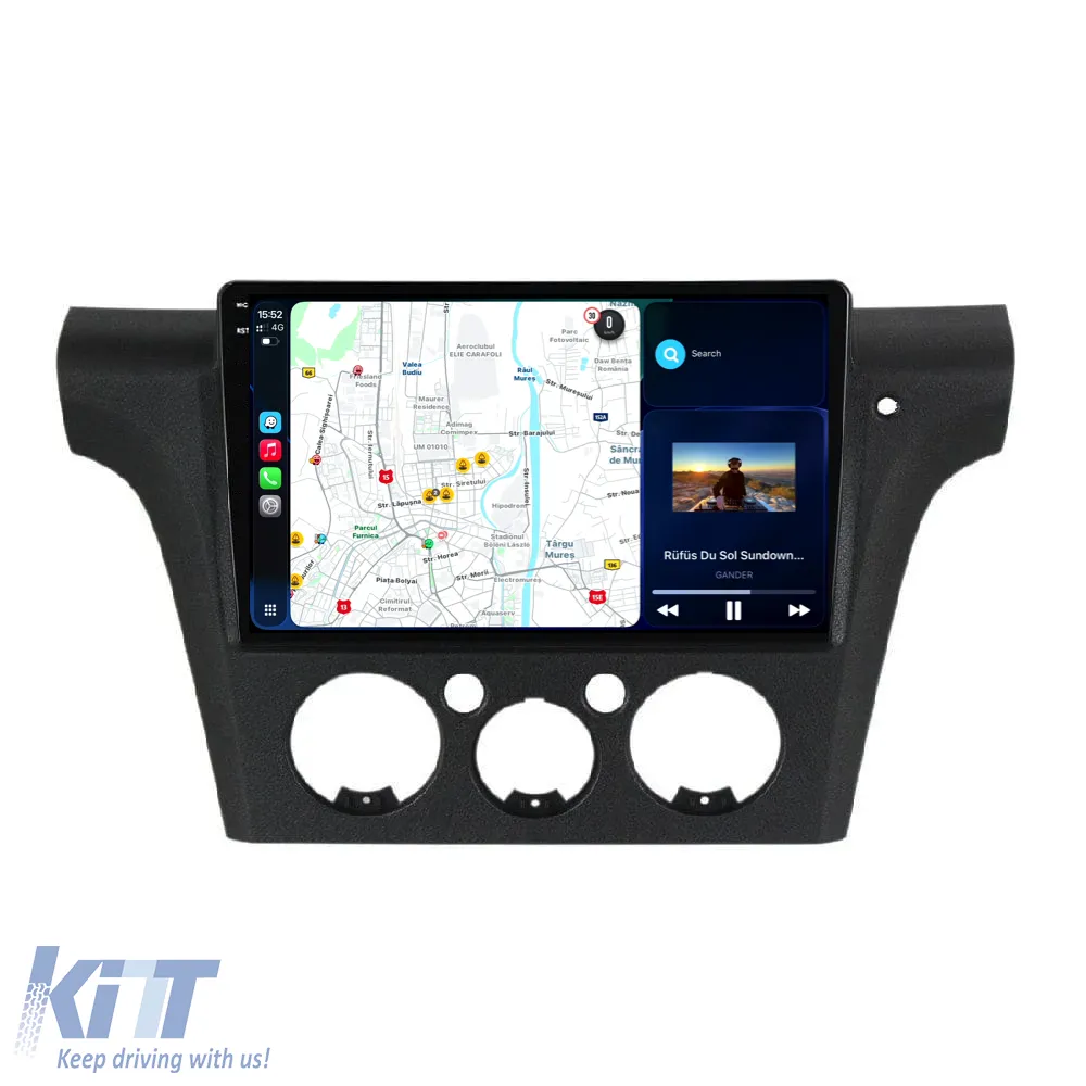Dedicated Navigation suitable for Mitsubishi Outlander (2001 - 2005), QuadCore, 10 Inch, 4Gb Ram, 64Gb Storage, Android Auto, Carplay