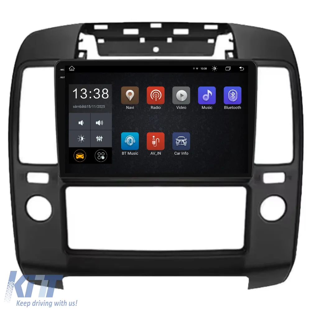 Dedicated Navigation suitable for Nissan Navara (2004 - 2010), 2K, 4Gb RAM, 64Gb Storage, Android Auto, Carplay