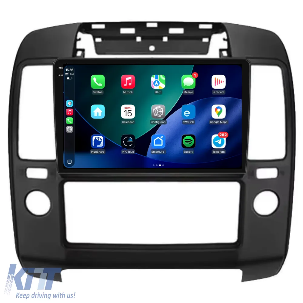 Dedicated Navigation suitable for Nissan Navara (2004 - 2010), 2K, 8Gb RAM, 256Gb Storage, Android Auto, Carplay