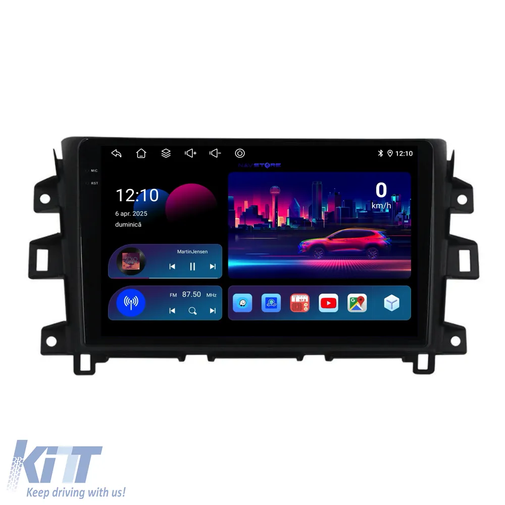 Dedicated Navigation suitable for Nissan Navara (2015 - 2023), 2K, 8Gb RAM, 256Gb Storage, Android Auto, Carplay