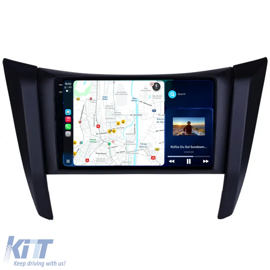 Dedicated Navigation suitable for Nissan Navara (2015 - 2023), 2K, 8Gb RAM, 256Gb Storage, Android Auto, Carplay