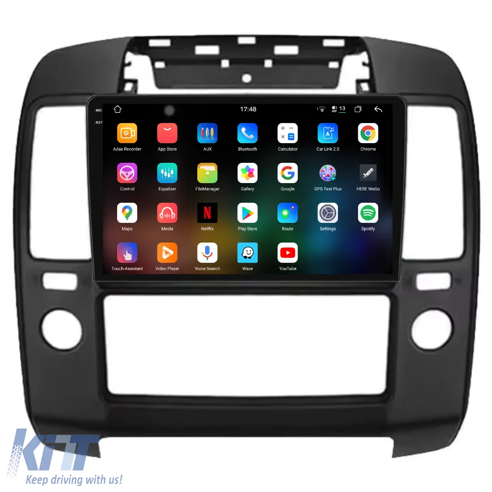 Dedicated Navigation suitable for Nissan Navara (2004 - 2010), 2K, 12Gb RAM, 256Gb Storage, Android Auto, Carplay