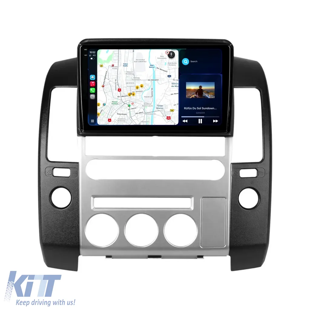 Dedicated Navigation suitable for Nissan Navara (2004 - 2010), QuadCore, 9 Inch, 4Gb Ram, 64Gb Storage, Android Auto, Carplay