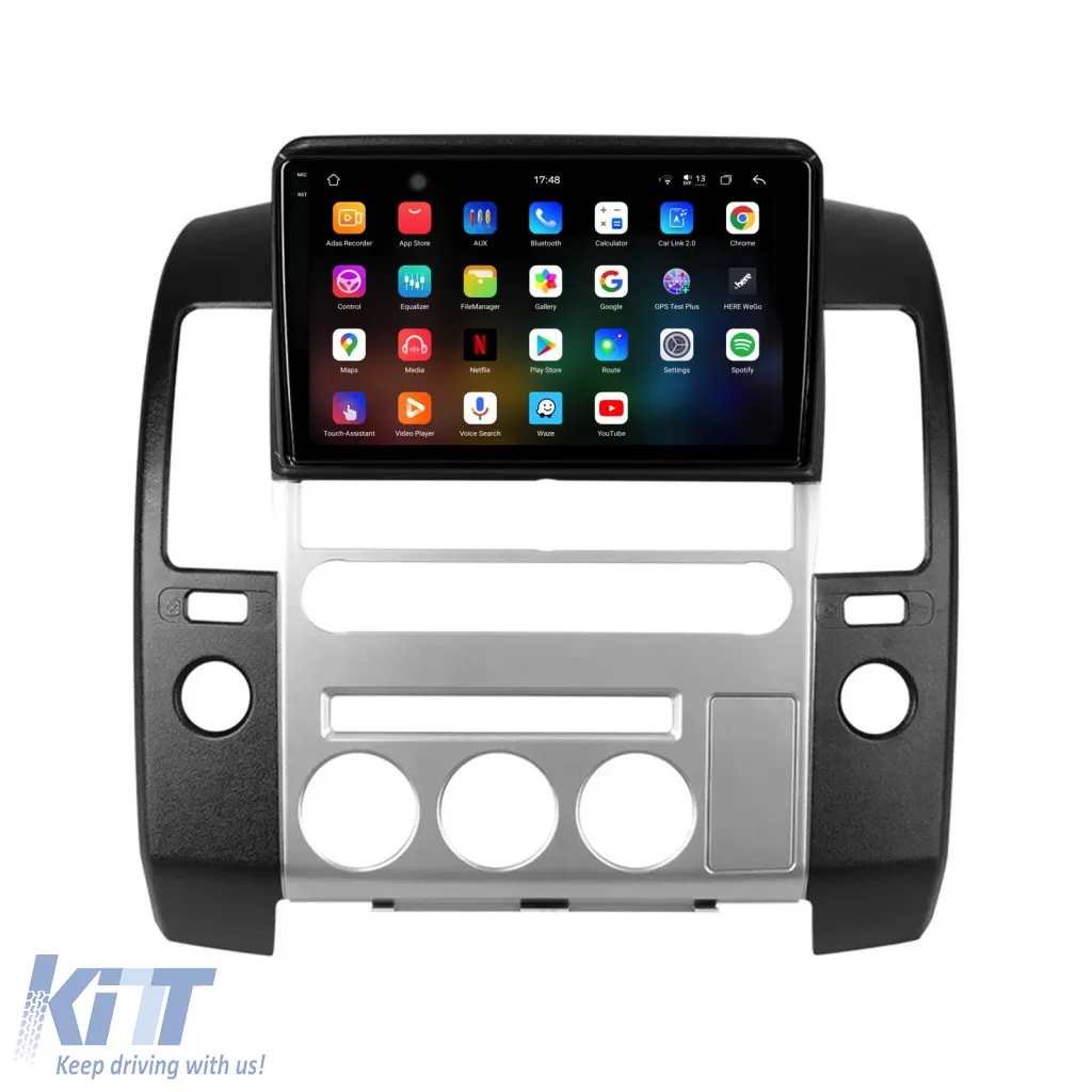 Dedicated Navigation suitable for Nissan Navara (2004 - 2010), 2K, 12Gb RAM, 256Gb Storage, Android Auto, Carplay