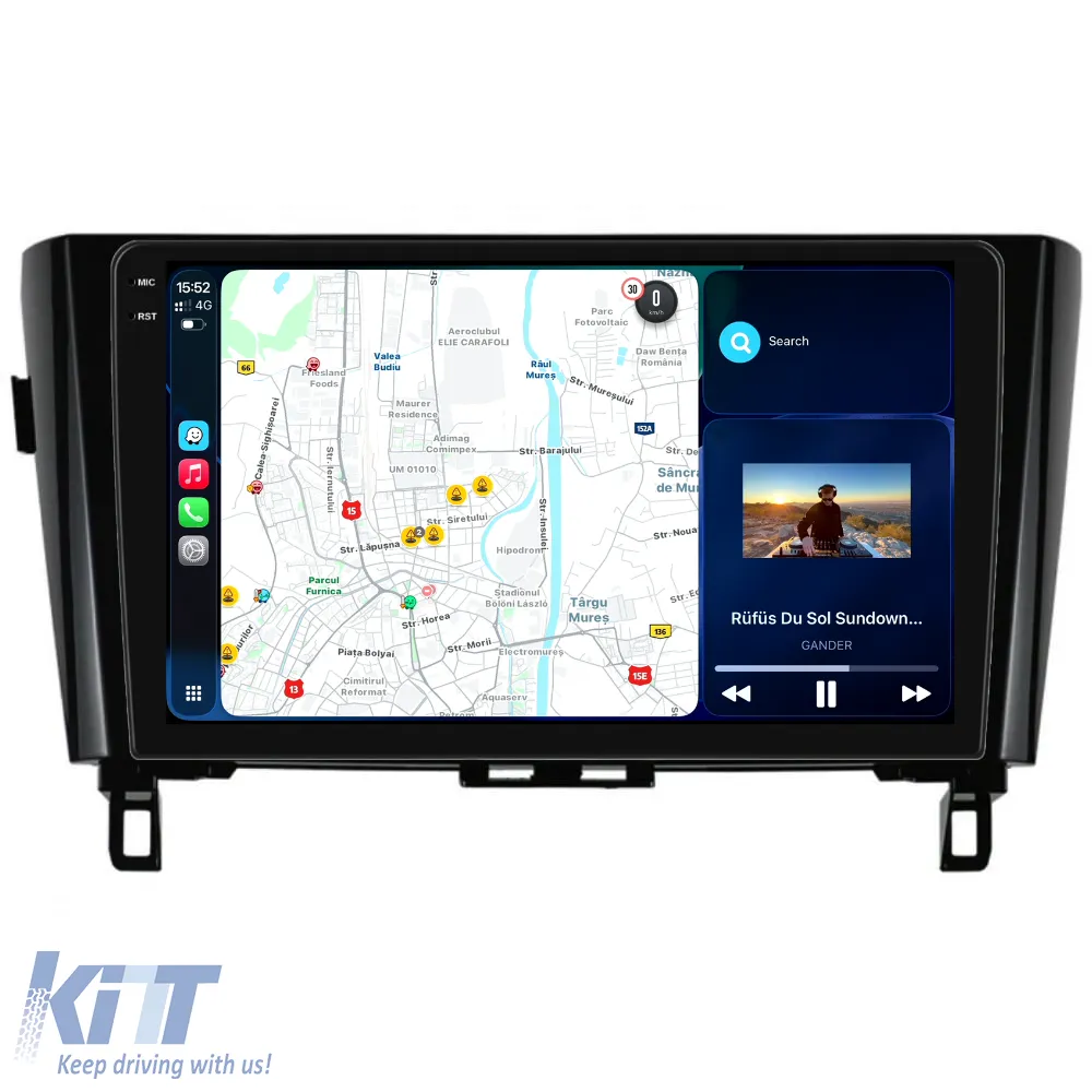 Dedicated Navigation suitable for Nissan Qashqai J11 (2013 - 2021), 2K, 4Gb RAM, 64Gb Storage, Android Auto, Carplay