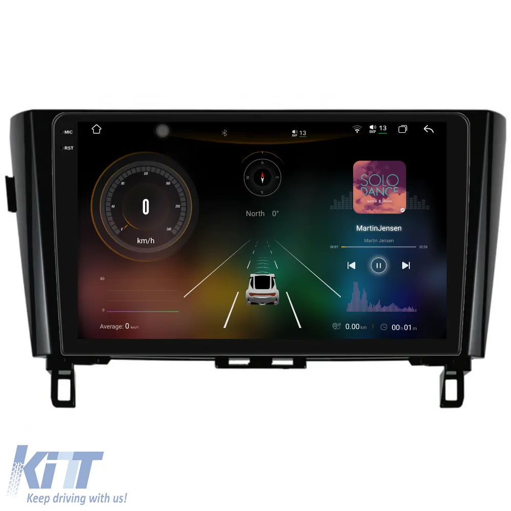 Dedicated Navigation suitable for Nissan Qashqai J11 (2013 - 2021), 2K, 12Gb RAM, 256Gb Storage, Android Auto, Carplay