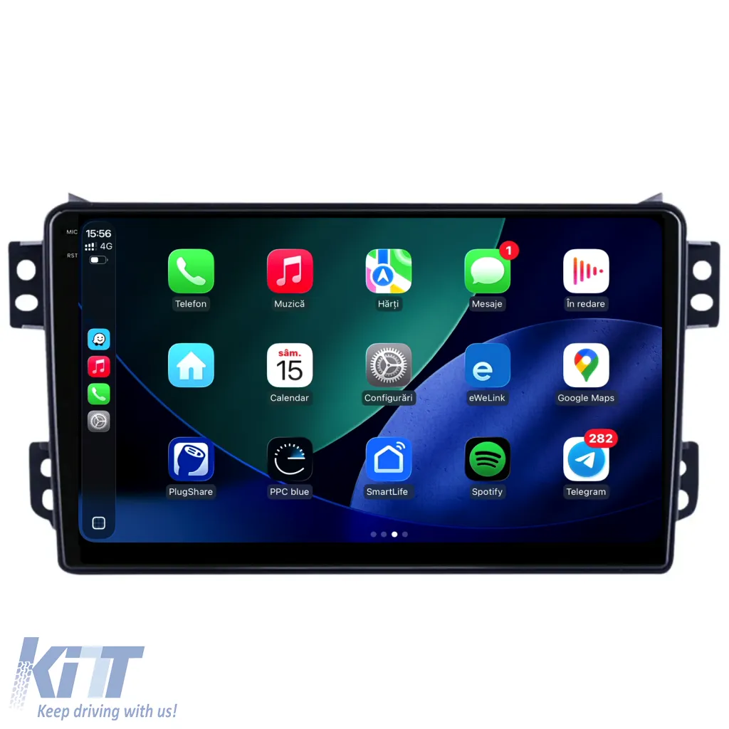 Dedicated Navigation suitable for Opel Agila (2000 - 2014), QuadCore, 9 Inch, 4Gb Ram, 64Gb Storage, Android Auto, Carplay
