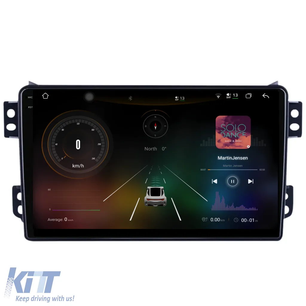 Dedicated Navigation suitable for Opel Agila (2000 - 2014), 2K, 12Gb RAM, 256Gb Storage, Android Auto, Carplay