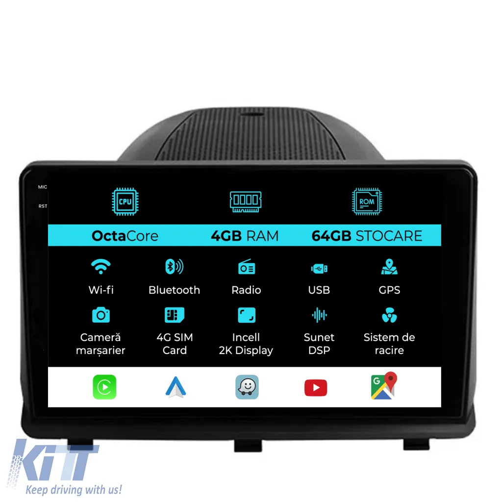 Dedicated Navigation suitable for Opel Antara (2005 - 2015), 2K, 4Gb RAM, 64Gb Storage, Android Auto, Carplay