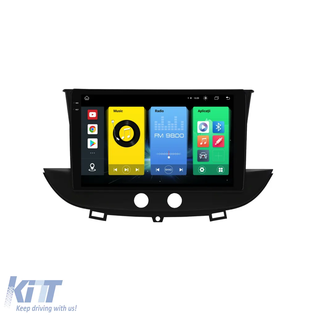 Dedicated Navigation suitable for Opel Crossland X (2017 - 2021), 2K, 8Gb RAM, 256Gb Storage, Android Auto, Carplay