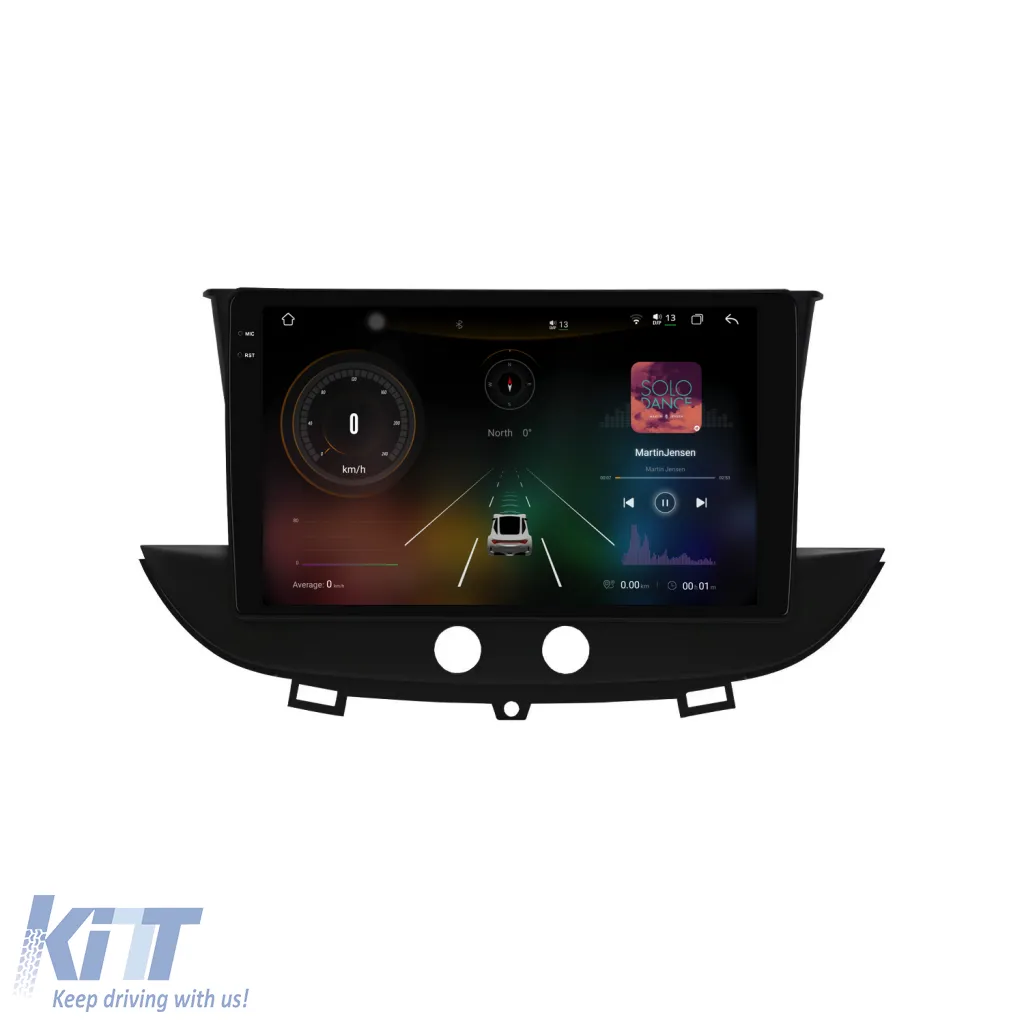 Dedicated Navigation suitable for Opel Crossland X (2017 - 2021), 2K, 12GB RAM, 256GB Storage, Android Auto, Carplay
