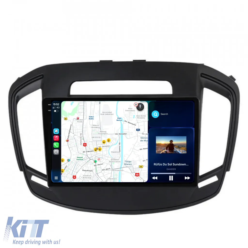 Dedicated Navigation suitable for Opel Insignia (2008 - 2013), 2K, 12Gb RAM, 256Gb Storage, Android Auto, Carplay
