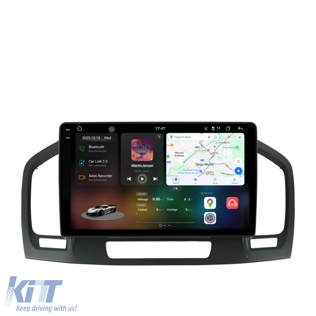 Dedicated Navigation suitable for Opel Insignia (2008 - 2013), 2K, 12Gb RAM, 256Gb Storage, Android Auto, Carplay