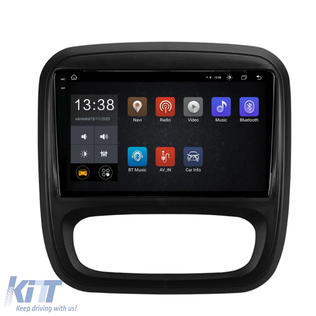 Dedicated Navigation suitable for Opel Vivaro (2006 - 2014), 2K, 4Gb RAM, 64Gb Storage, Android Auto, Carplay