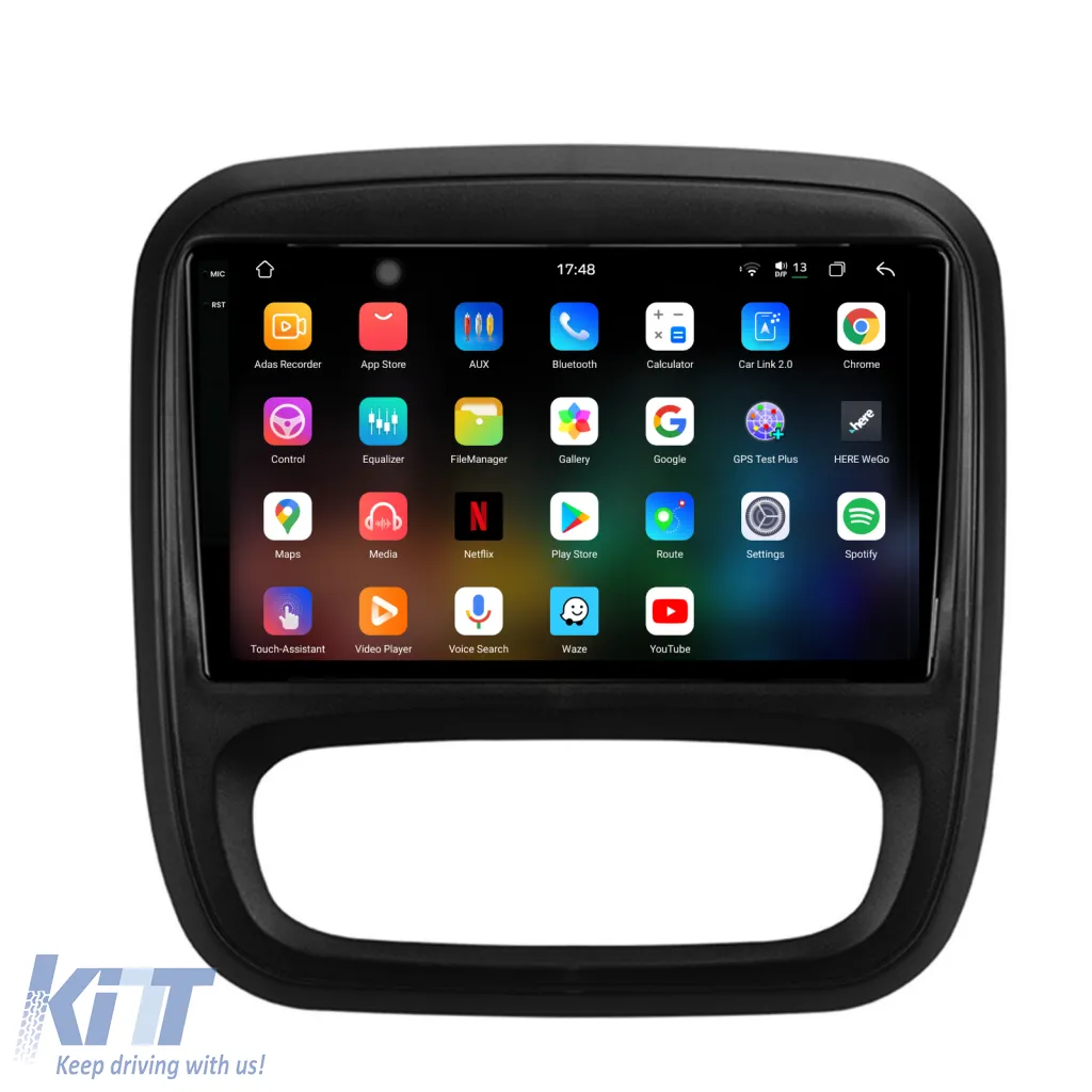 Dedicated Navigation suitable for Opel Vivaro (2006 - 2014), 2K, 12Gb RAM, 256Gb Storage, Android Auto, Carplay
