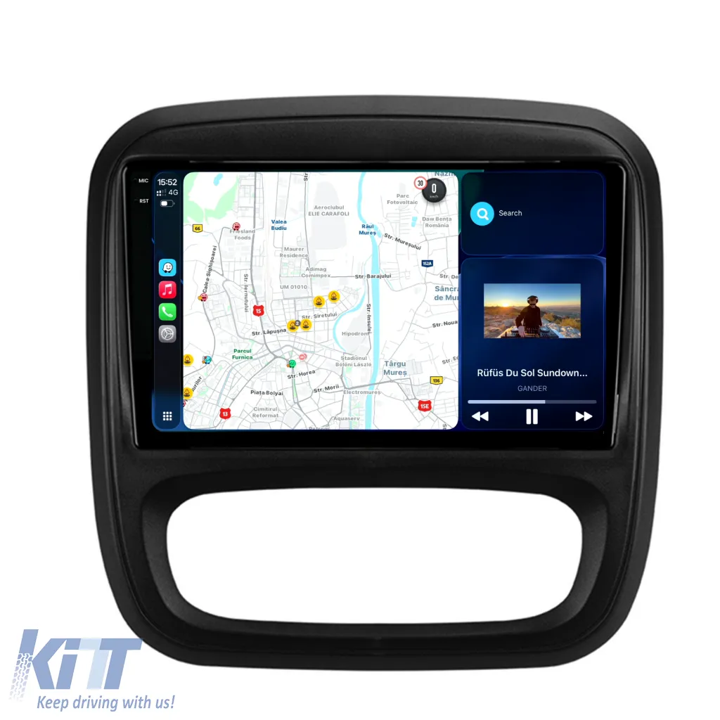 Dedicated Navigation suitable for Opel Vivaro (2006 - 2014), 2K, 12Gb RAM, 256Gb Storage, Android Auto, Carplay