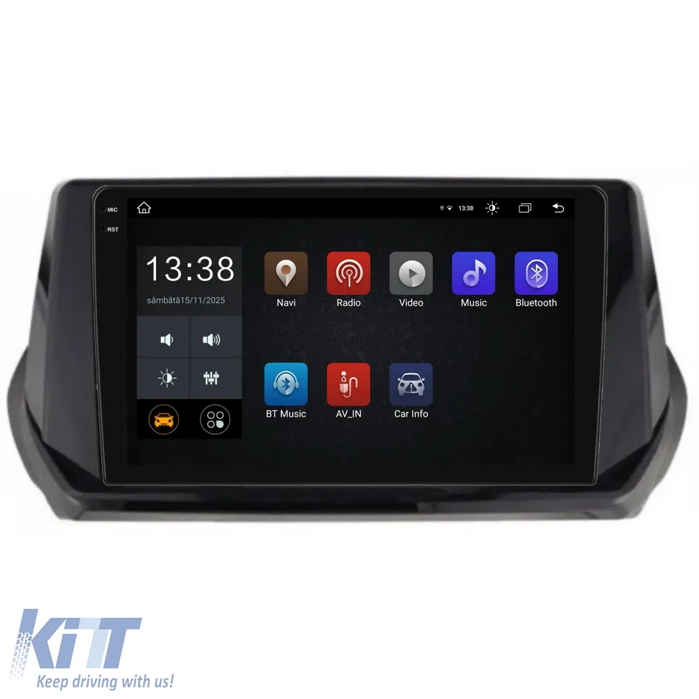 Dedicated Navigation suitable for Peugeot 2008 (2019 - 2024), 9 Inch, 8Gb Ram, 256Gb Storage, Android Auto, Carplay