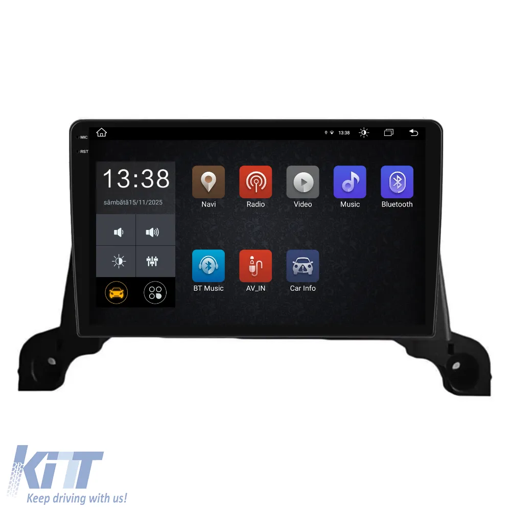 Dedicated Navigation suitable for Peugeot 5008 (2009 - 2016), 2K, 8Gb RAM, 256Gb Storage, Android Auto, Carplay
