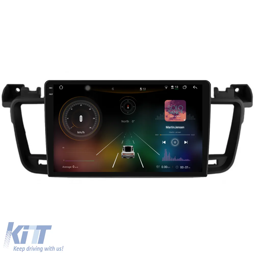 Dedicated Navigation suitable for Peugeot 508 (2010 - 2018), 2K, 12Gb RAM, 256Gb Storage, Android Auto, Carplay