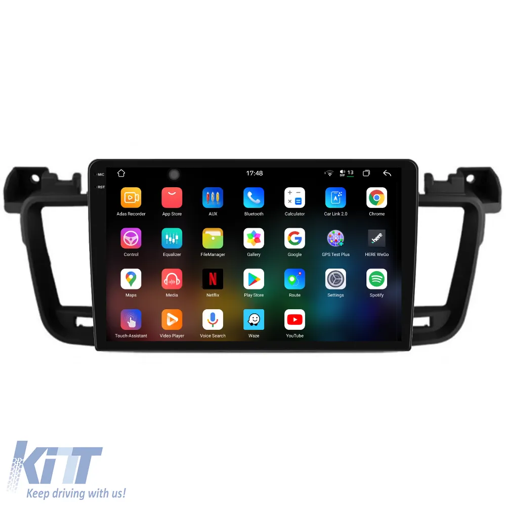 Dedicated Navigation suitable for Peugeot 508 (2010 - 2018), 2K, 12Gb RAM, 256Gb Storage, Android Auto, Carplay