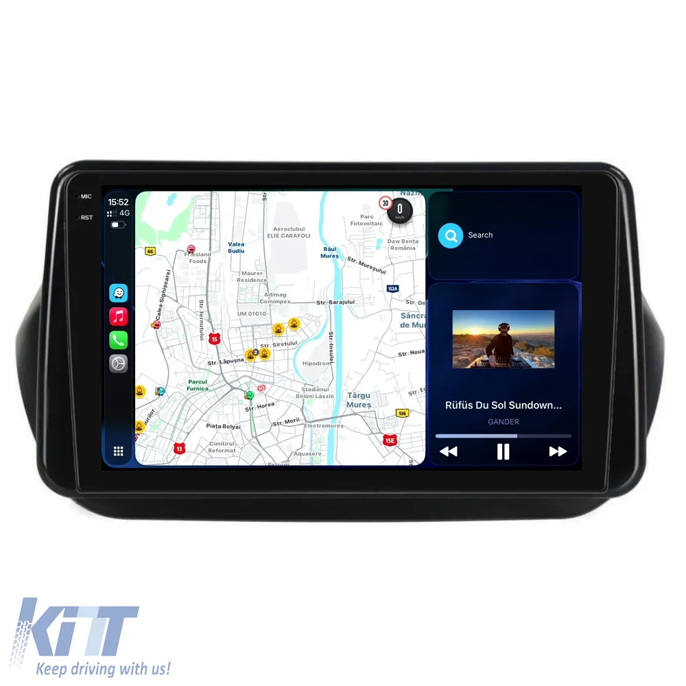 Dedicated Navigation suitable for Peugeot Bipper (2008 - 2017), 9 Inch, 2Gb Ram, 32Gb Storage, Android Auto, Carplay