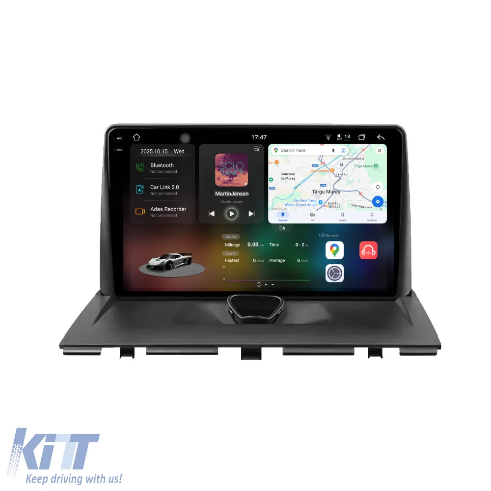 Dedicated Navigation suitable for Peugeot Expert (2007 - 2016), 2K, 12Gb RAM, 256Gb Storage, Android Auto, Carplay