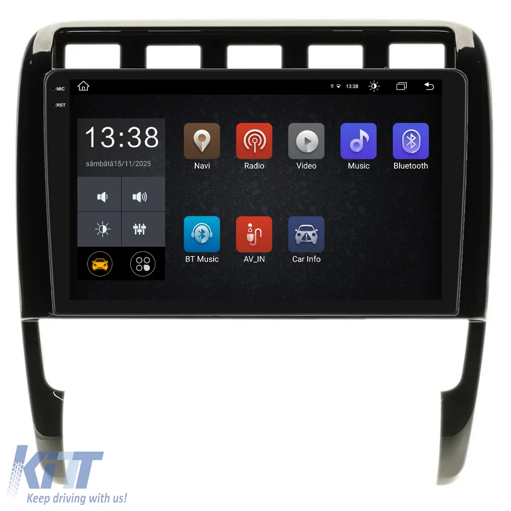 Dedicated Navigation suitable for Porsche Cayenne (2002-2010), 2K, 4Gb RAM, 64Gb Storage, Android Auto, Carplay