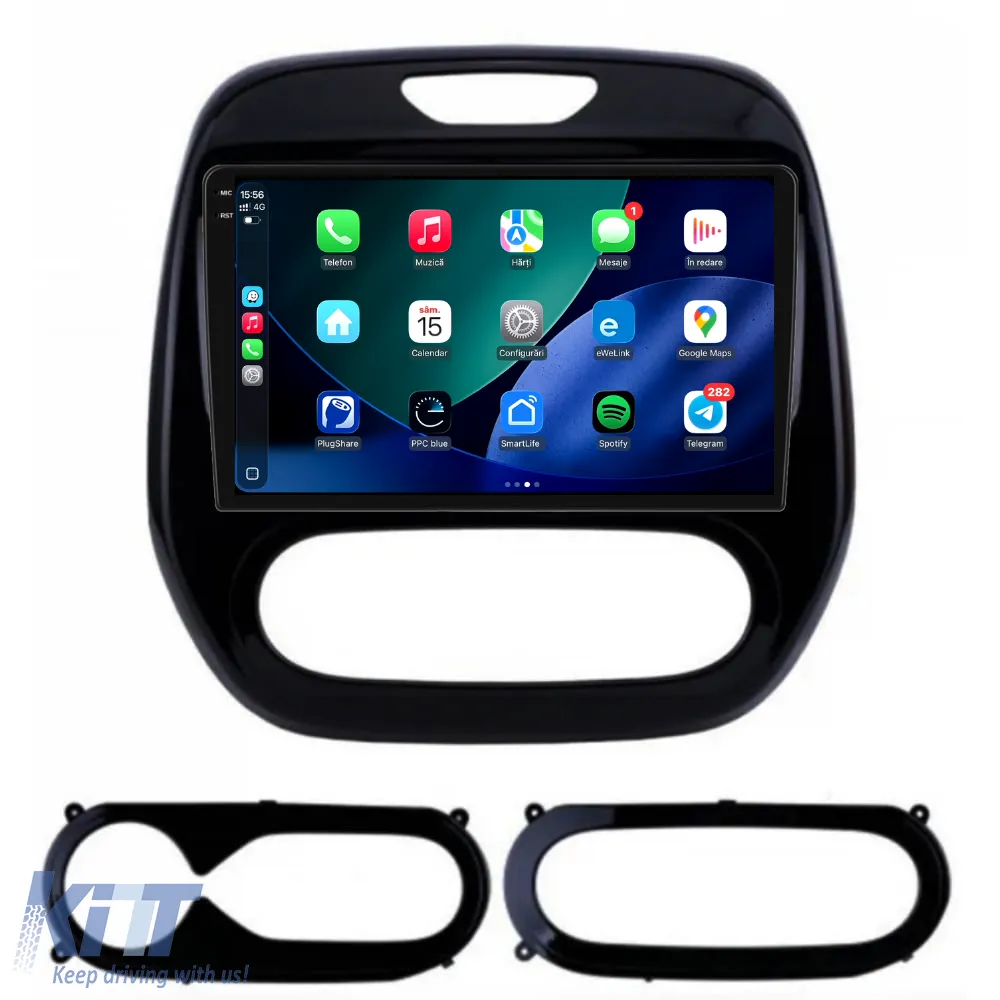 Dedicated Navigation suitable for Renault Captur (2013 - 2017), 2K, 4Gb RAM, 64Gb Storage, Android Auto, Carplay