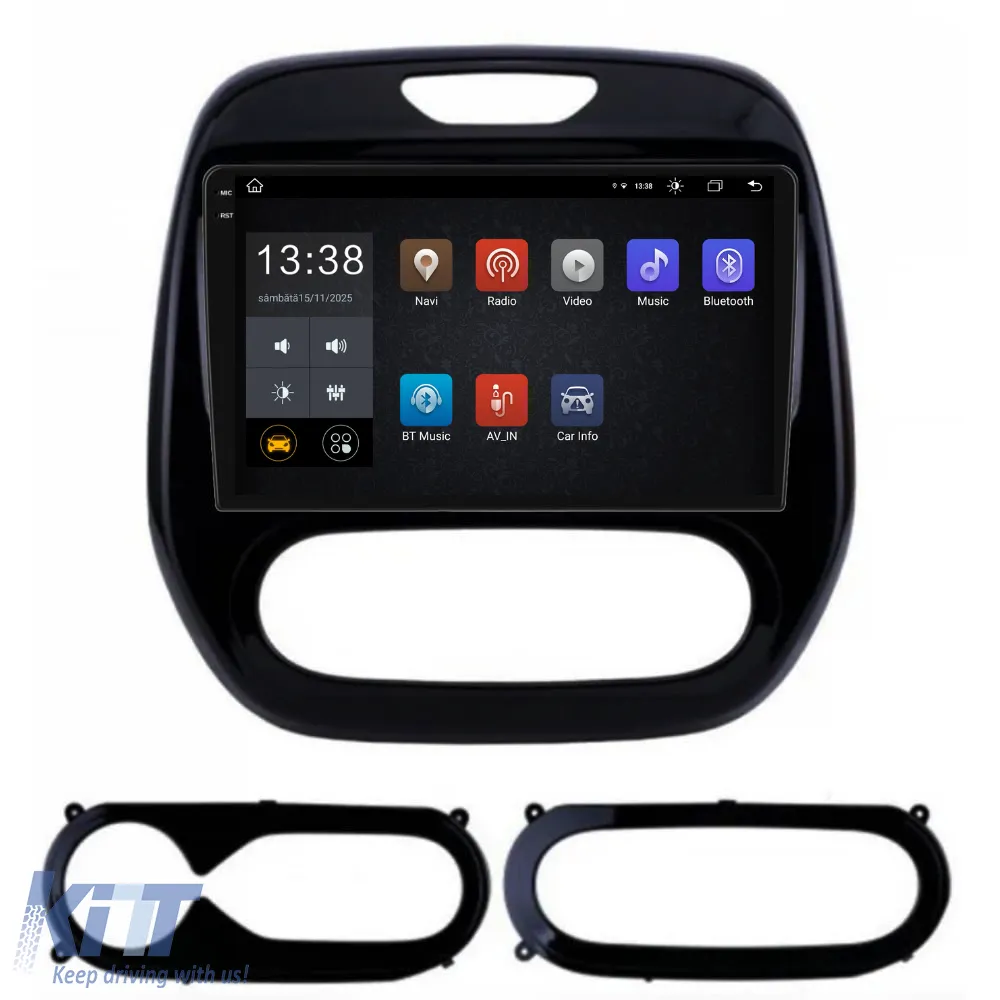 Dedicated Navigation suitable for Renault Captur (2013 - 2017), 2K, 4Gb RAM, 64Gb Storage, Android Auto, Carplay