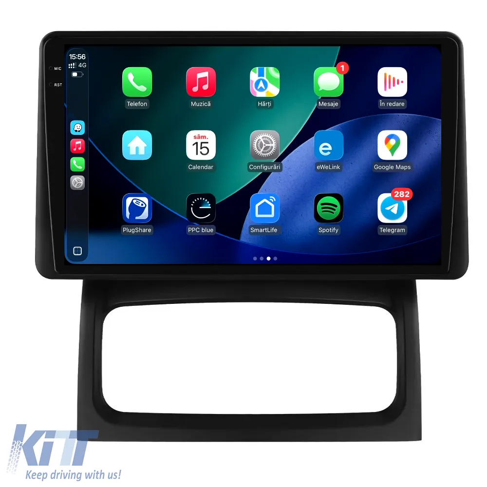 Dedicated Navigation suitable for Renault Clio 2 (1998-2012), QuadCore, 9 Inch, 4Gb Ram, 64Gb Storage, Android Auto, Carplay