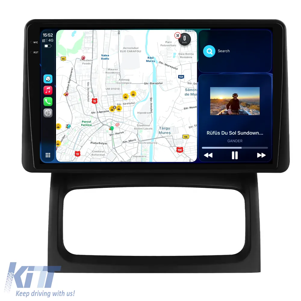 Dedicated Navigation suitable for Renault Clio 2 (1998-2012), 9 Inch, 8Gb Ram, 256Gb Storage, Android Auto, Carplay