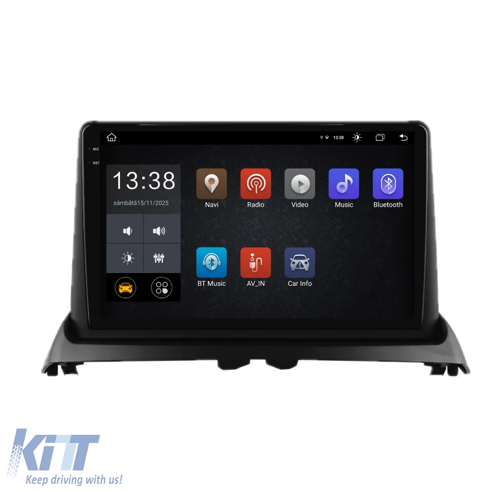 Dedicated Navigation suitable for Renault Clio 2 (1998-2012), 2K, 8GB RAM, 256GB Storage, Android Auto, Carplay