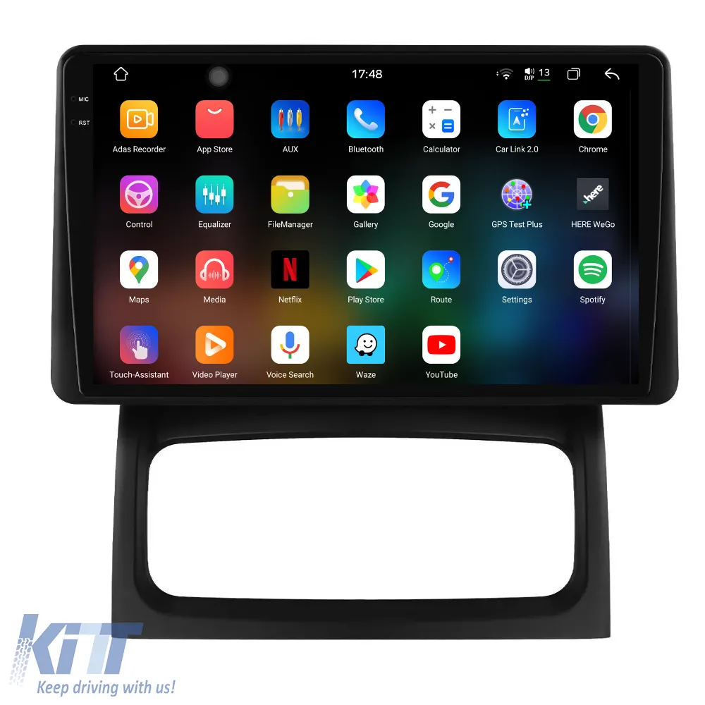 Dedicated Navigation suitable for Renault Clio 2 (1998-2012), 2K, 12Gb RAM, 256Gb Storage, Android Auto, Carplay