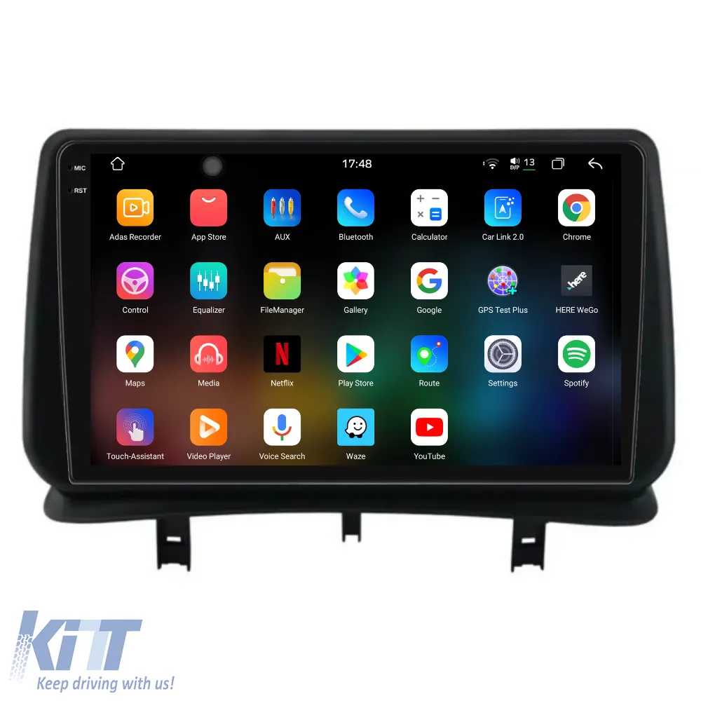 Dedicated Navigation suitable for Renault Clio 3 (2005 - 2014), 2K, 12Gb RAM, 256Gb Storage, Android Auto, Carplay