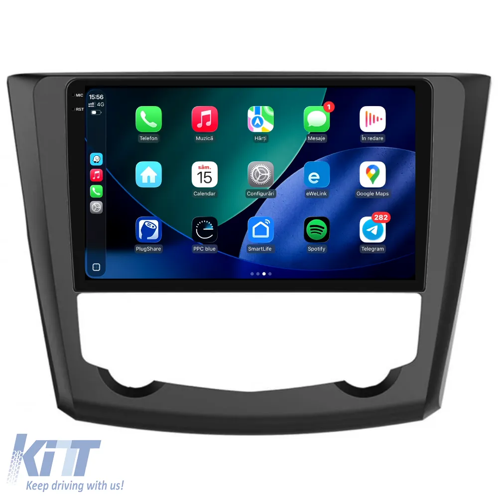 Dedicated Navigation suitable for Renault Kadjar (2015 - 2017), 2K, 4Gb RAM, 64Gb Storage, Android Auto, Carplay