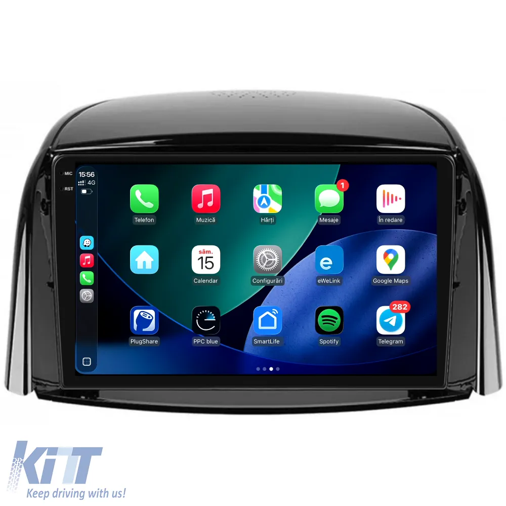 Dedicated Navigation suitable for Renault Koleos (2008 - 2016), 2K, 8GB RAM, 256GB Storage, Android Auto, Carplay