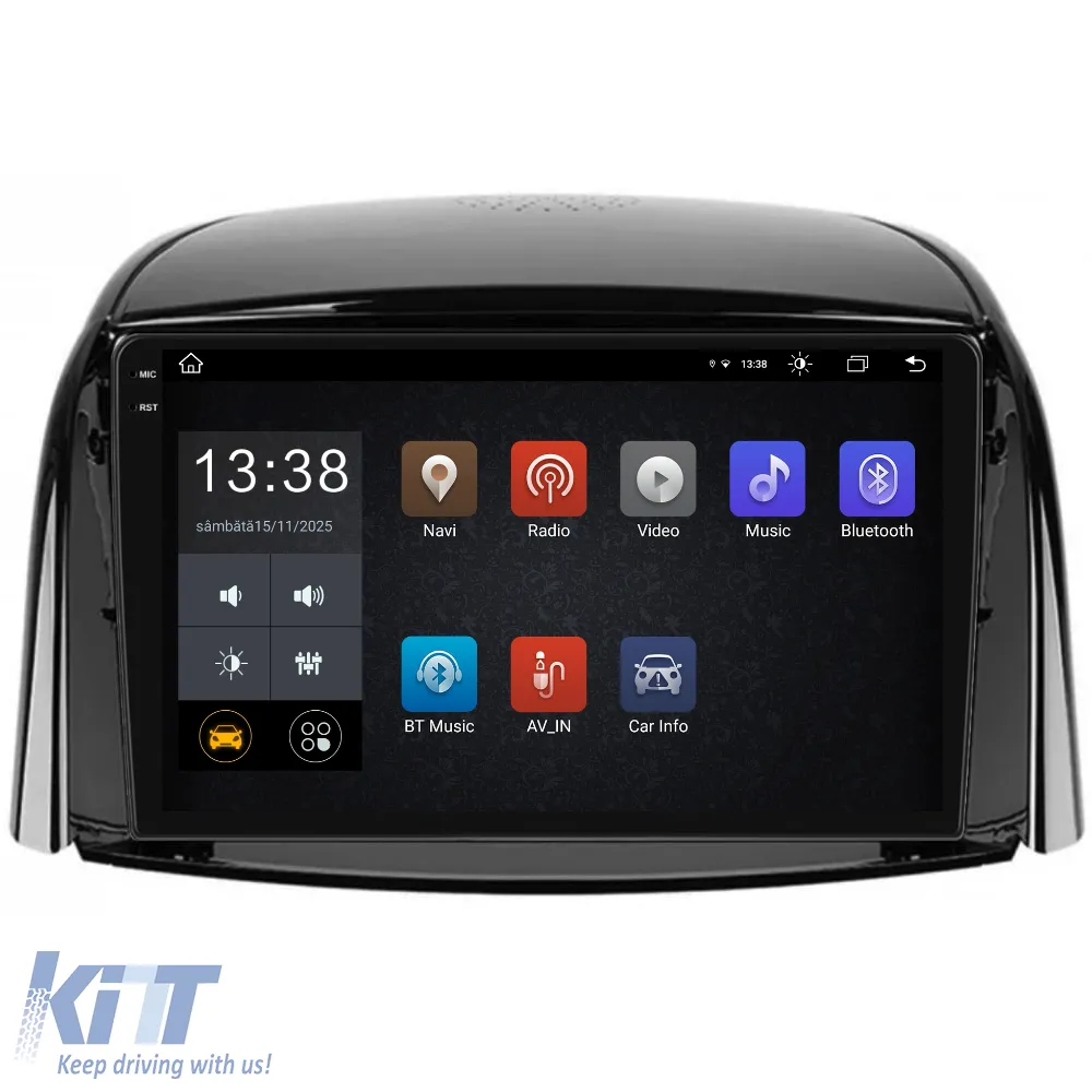 Dedicated Navigation suitable for Renault Koleos (2008 - 2016), 2K, 8GB RAM, 256GB Storage, Android Auto, Carplay