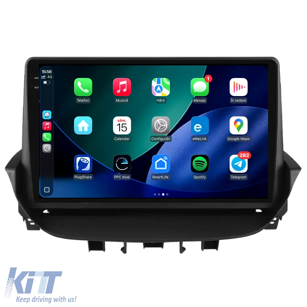 Dedicated Navigation suitable for Renault Laguna (2001 - 2007), 2K, 4Gb RAM, 64Gb Storage, Android Auto, Carplay