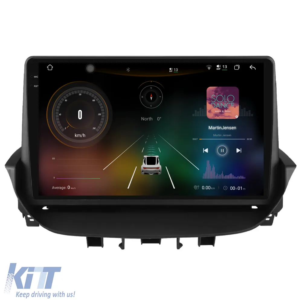 Dedicated Navigation suitable for Renault Laguna (2001 - 2007), 2K, 12Gb RAM, 256Gb Storage, Android Auto, Carplay