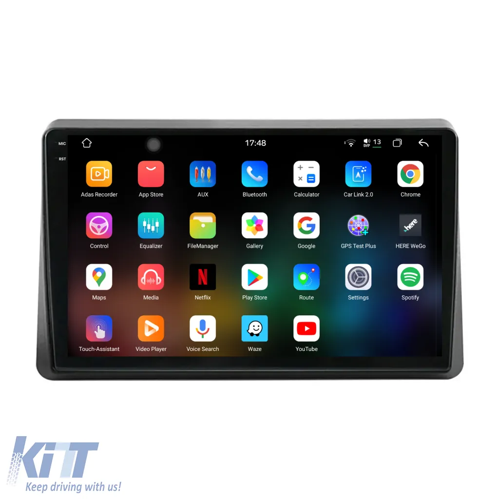 Dedicated Navigation suitable for Renault Master (2010 - 2021), 2K, 12Gb RAM, 256Gb Storage, Android Auto, Carplay