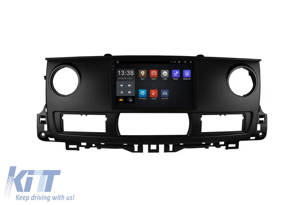 Dedicated Navigation suitable for Renault Master (2004 - 2010), 2K, 8GB RAM, 256GB Storage, Android Auto, Carplay