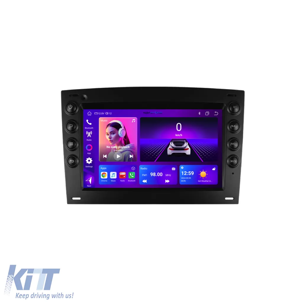 Dedicated Navigation suitable for Renault Megane 2 (2002 - 2009), 9 Inch, 2Gb Ram, 32Gb Storage, Android Auto, Carplay