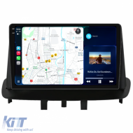 Dedicated Navigation suitable for Renault Megane 3 (2009 - 2015), 2K, 12Gb RAM, 256Gb Storage, Android Auto, Carplay