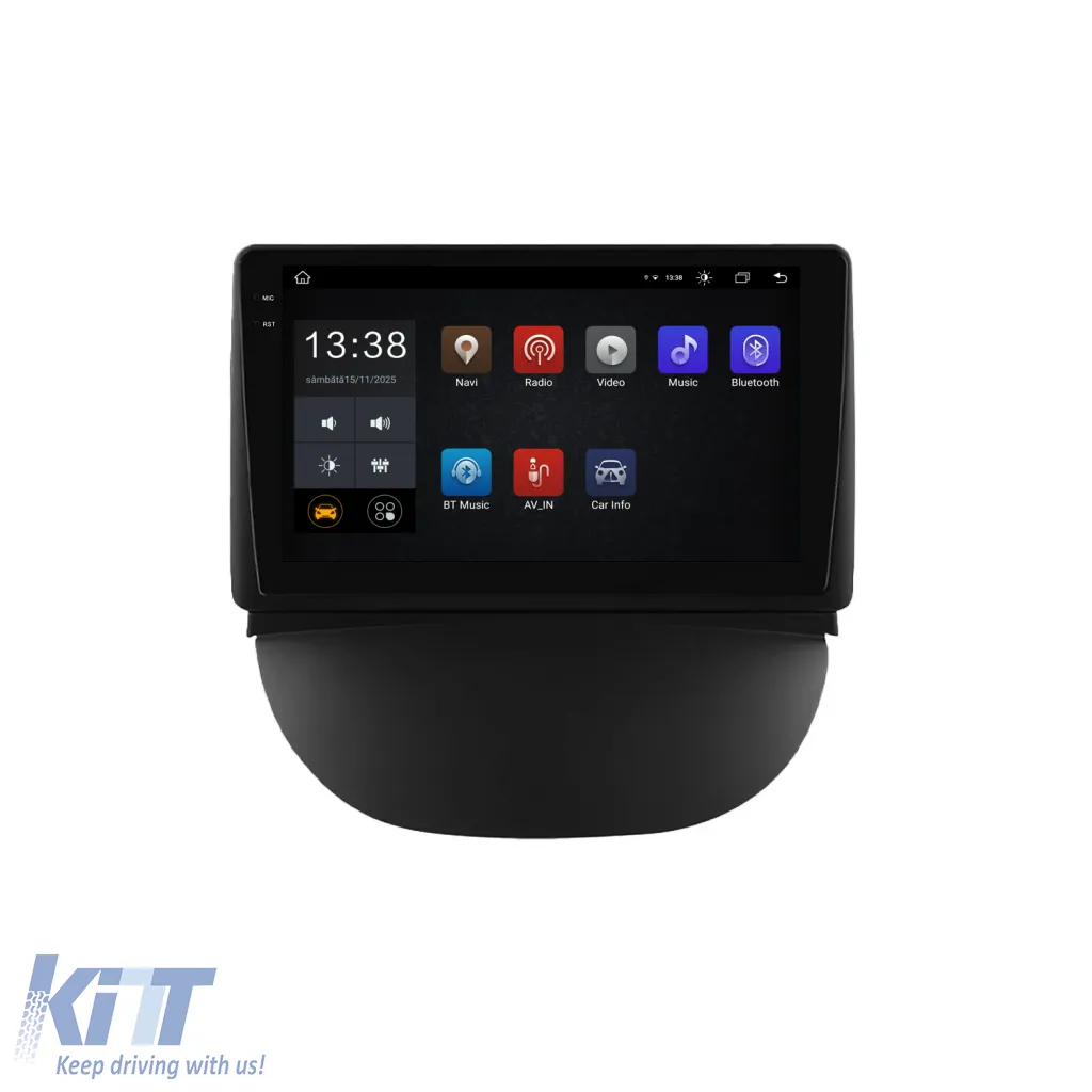 Dedicated Navigation suitable for Renault Symbol (2003 - 2008), 2K, 8GB RAM, 256GB Storage, Android Auto, Carplay