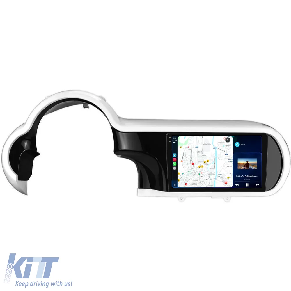 Dedicated Navigation suitable for Renault Twingo (2014 - 2024), QuadCore, 9 Inch, 4Gb Ram, 64Gb Storage, Android Auto, Carplay