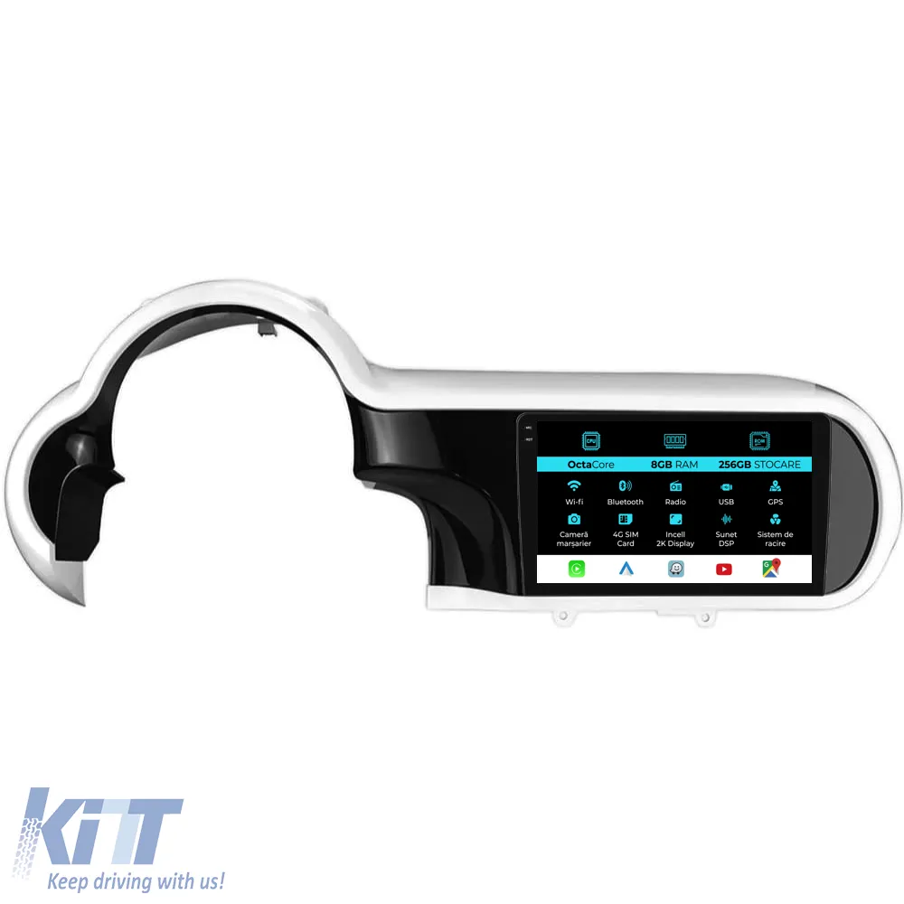 Dedicated Navigation suitable for Renault Twingo (2014 - 2024), 2K, 8Gb RAM, 256Gb Storage, Android Auto, Carplay