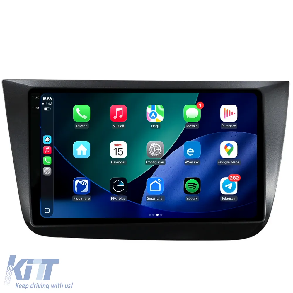 Dedicated Navigation suitable for Seat Altea (2004 - 2015), 2K, 4Gb RAM, 64Gb Storage, Android Auto, Carplay