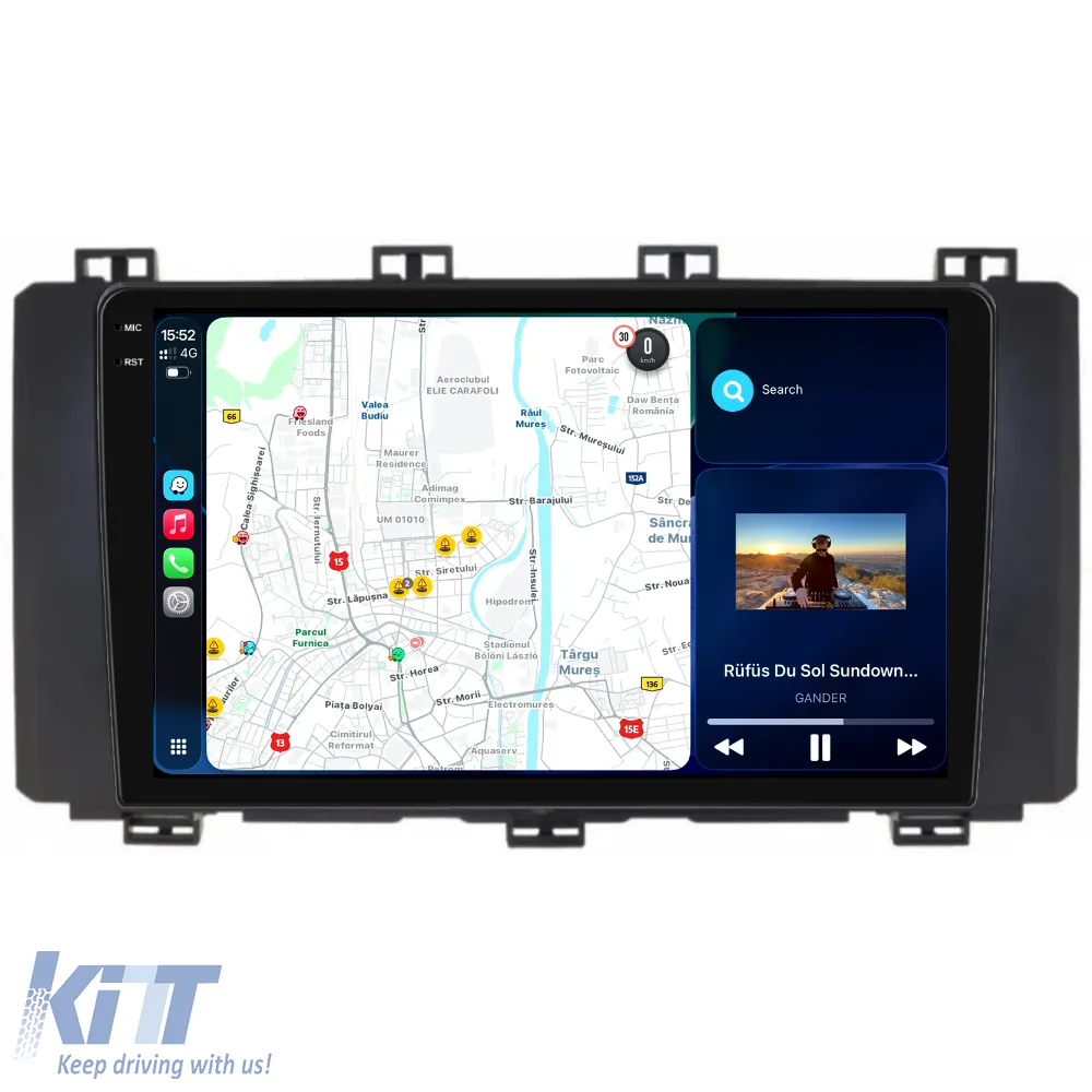 Dedicated Navigation suitable for Seat Ateca (2016 - 2019), 2K, 12Gb RAM, 256Gb Storage, Android Auto, Carplay