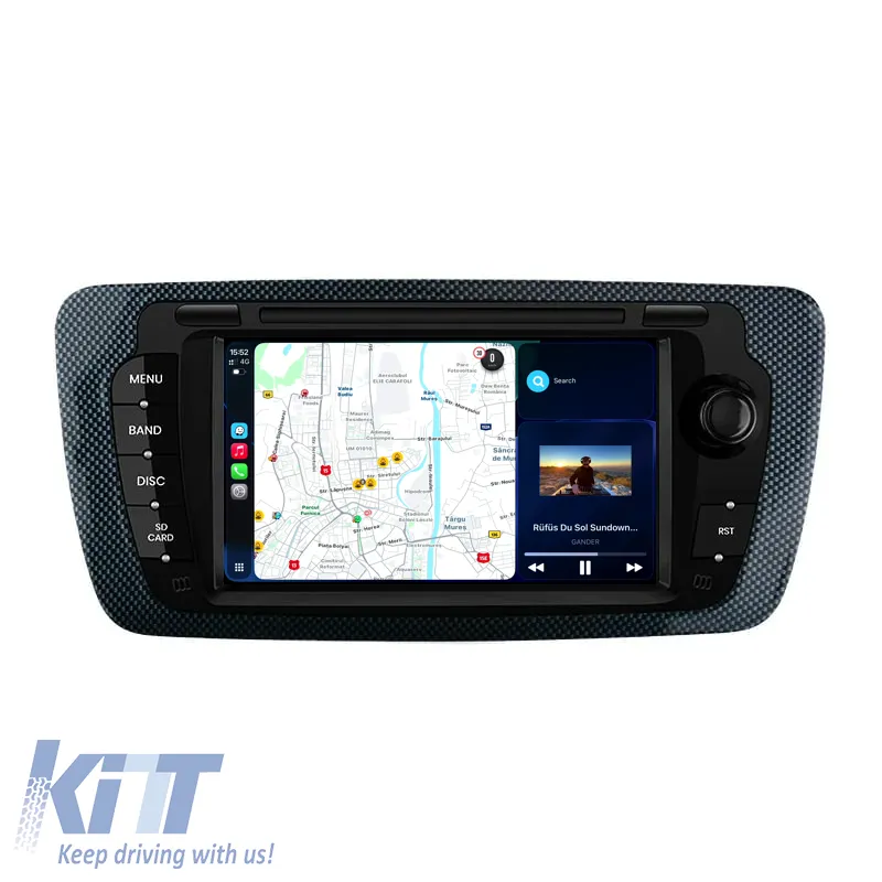 Dedicated Navigation suitable for Seat Ibiza (2017 - 2025), 7 Inch, 4Gb Ram, 64Gb Storage, Android Auto, Carplay